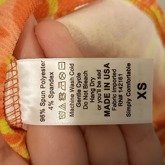 NWT LuLaRoe simply comfortable floral Printed pink Cassie skirt xs - Picture 10 of 11